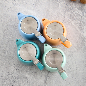 Stile nordico teaware bule di colore a buon mercato di ceramica teiera con infusore - Product Image 5