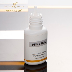 Colle pour extensions de cils Pinky Leem, imperméable, anti-huile, longue durée (7-8 semaines), séchage rapide (0,5s/1s), colle transparente pour cils - Product Image 3