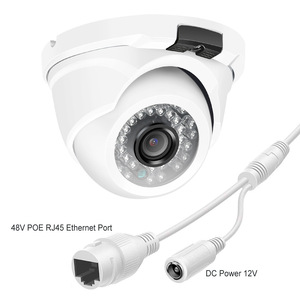 Caméra de surveillance HjscCd Dome 2Mp 1080P, Vision nocturne infrarouge, Ip66, caméra de sécurité coaxiale pour utilisation intérieure et extérieure - Product Image 3