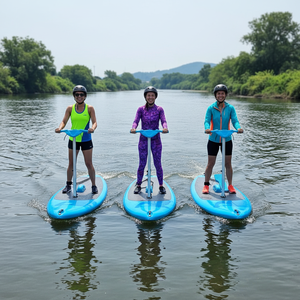 QIQU Planche de fitness aquatique à cadre en <span class=keywords><strong>aluminium</strong></span> pour entraînement des jambes, pour parc aquatique et extérieur - Product Image 1