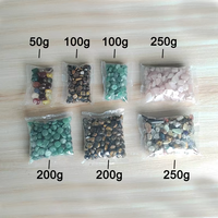 Lot en gros de pierres précieuses naturelles polies pour l'énergie et la guérison, ensemble de spécimens de pierres mélangées, produit pédagogique en cristal, coffret cadeau