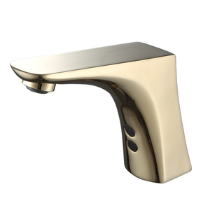 물 절약 크롬 황금 자동 센서 탭 핫 및 콜드 믹서 적외선 센서 수도꼭지 욕실 적외선 센서 수도꼭지 - Product Image 2