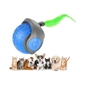 Factory Interactive Cat <b>Ball</b> Toys 360 Smart Self Fast Rolling Cat Toy Speedy Tail 2.0 Automatic Moving Peppy <b>Dog</b> Pet <b>Ball</b> Toys - Product Image 1