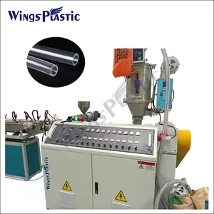Máquina de fabricación de tubos blandos de PVC PU, máquina de fabricación de tubos de pvc de una sola capa, 20-110mm