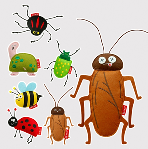 2025 Simulated Cockroach <strong>Cat</strong> Toy Felt Insect <strong>Cat</strong> Toy With <strong>Catnip</strong> Teaser <strong>Cat</strong> <strong>Funny</strong> Toy - Product Image 1