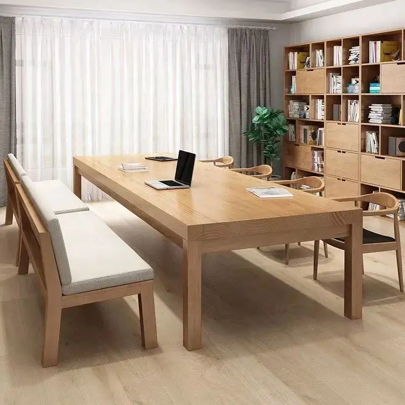 Tutti i mobili solidi tavolo tavoli da pranzo in legno massello lunghi 8 posti