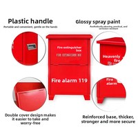 Armoire à enrouleur de tuyau d'incendie en acier doux à porte simple, pour 3kg, 5kg, 6kg, 8kg, accessoire d'équipement de lutte contre l'incendie