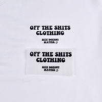 2025 mode fer sur étiquette de vêtements autocollant en vinyle de transfert de chaleur Logo personnalisé pour t-shirts