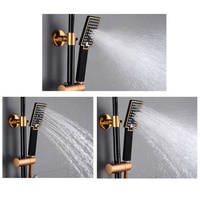 Ensemble de douche mural en laiton de luxe Application d'hôtel Robinet de pluie Robinet à jet doux Ensemble De Douche Robinetterie de salle de bain Kits