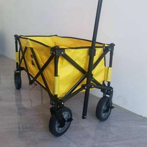 Foldable <b>Trolley</b> Roll Container Shopping Storage Wagon with Canopy for Kids OEM - Product Image 2