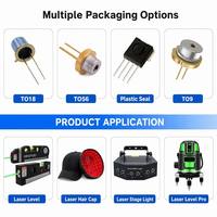 Diode laser IR TO56 Premium 650nm 680nm 808nm 850nm 905nm 940nm 5mW 10mW Haute Stabilité OEM Longueur d'onde Personnalisée Usine