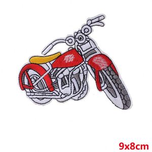 Hot Sell Stock Iron on Punk Style Motorcycle Patch for Clothing Bag Decoration - Product Image 5