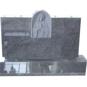 Fabrika romanya dikilitaş mezar taşı anıtları, Granit Funeraire mezar taşları Granit çapraz oyma, toptan mezar taşı tasarımı