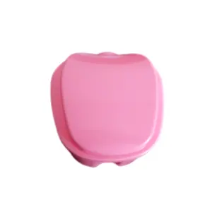 Hot Sale Teeth Box Apple Plastic Braces Storage Box Portable Orthodontic Retainer Orthodontic Box