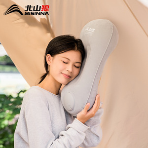 Beishanlang <b>Inflatable</b> Pillow 126g Milk Silk Camping Travel Portable Folding Lumbar Support - Product Image 3