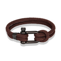 Marine Corde Bracelet Fermoir Hommes Bijoux Manille Bracelet Bijoux Cadeaux pour Hommes
