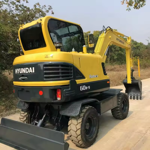 รถขุดล้อยาง น้ำหนักใช้งาน 6 ตัน ยี่ห้อฮุนได รุ่น 60W-9 ราคาถูก มีสินค้าในสต็อก ซีรีส์ 220 และ 225 เครื่องจักรจีนมือสอง - Product Image 3
