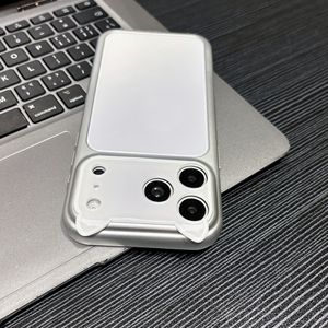 เคสโทรศัพท์ใสไล่เฉดสีแฟชั่น INS พร้อมกรอบกล้องตกแต่งแบบนูน 3 มิติ สำหรับ iPhone 18 17 16 15 14 Pro Max ป้องกันการกระแทก - Product Image 6
