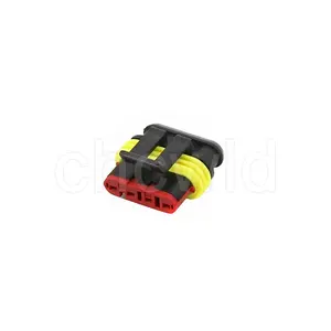 TE AMP tyco 1.5mm waterproof superseal series auto female auto 4 pin wire harness connectors terminals 282088-1