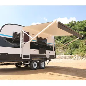 Yeni ürün yan monte açık karavan römork karavan RV tente farklı boyutu ile