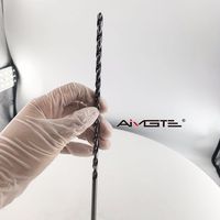 Foret à trous profonds en carbure 30D, 6 mm de long, HRC60, pour acier, métal et machine CNC