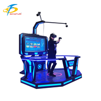 Machine de jeu vidéo de réalité virtuelle extérieure/intérieure avec matériau métallique de prise de vue à pièces pour centres commerciaux parcs d'attractions