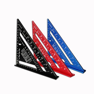 Équerre en alliage d'aluminium Licheng, équerre métrique, équerre industrielle OEM, équerre de <span class=keywords><strong>charpentier</strong></span>, règle triangulaire de mesure de 7 pouces et 12 pouces - Product Image 2
