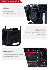 Generador Portátil de Gasolina Xinbate Monofásico de 6.5 kW, 4 Tiempos, 50 Hz, 230V para Camping y Uso Doméstico - Product Image 3
