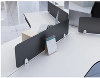 Bureau 4 places personnel acier jambes poste de travail cloison cabine bureau pc ordinateur table bureau Y forme