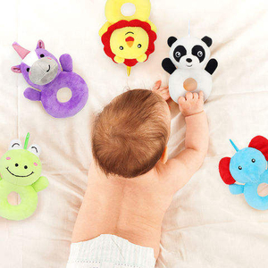 Juguetes para Bebés Recién Nacidos al por Mayor con MOQ Bajo, Sonajeros para Bebés de 6 a 12 Meses, Peluche de Animales Personalizado - Product Image 2