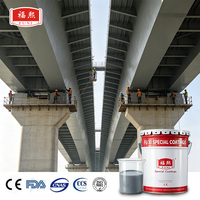 Revêtement liquide époxy industriel à haute teneur en zinc, forte résistance pour la préparation antirouille des grandes structures en acier de ponts