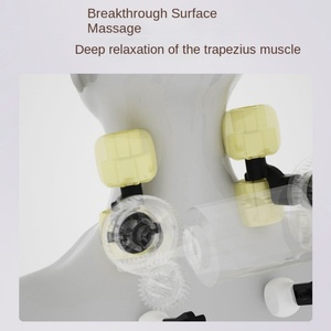 Masajeador de Músculos Trapeciales de Hombro y Cuello con Compresa Caliente y Función de Amasamiento, Instrumento de Protección Cervical con Diseño de Chal - Product Image 2
