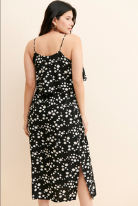 Abito da allattamento floreale per la maternità |   Abito Premaman <span class=keywords><strong>in</strong></span> Spandex/Cotone con Scollo a Barca e Spacco Laterale per Allattamento - Product Image 4