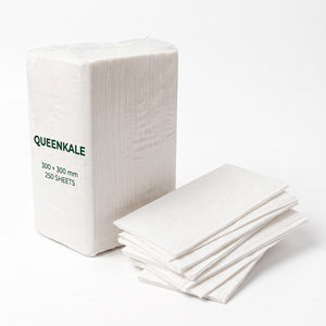 Serviettes en papier gaufrées plates en pâte de bois vierge de qualité supérieure, 300x300mm, jetables, pour hôtels et restaurants, vente en gros - Product Image 1