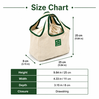 Sac de rangement en toile robuste grande capacité avec cordon de serrage, anti-poussière et multifonctionnel pour voyage et organisation domestique – Offre Spéciale