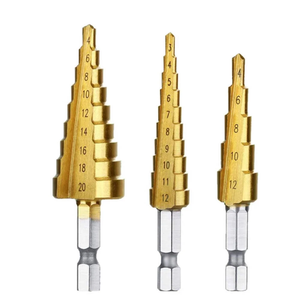 12-32Mm Chế Biến Gỗ Titan Bước Khoan Bit Wist Khoan Lổ Bước Khoan Với Hình Lục Giác Chân Chính Xác Cắt - Product Image 2