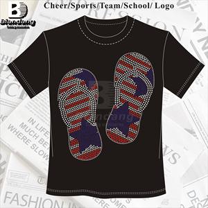 แผ่นรีดพลอยเทียมด้วยความร้อนดีไซน์แบบลอกลายแผ่นโลโก้ตามสั่งแผ่นพลอยเทียมร้อนสำหรับงานปาร์ตี้เชียร์ลีดเดอร์ - Product Image 4