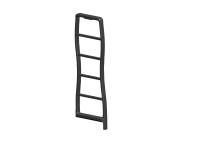 Vente en gros à prix réduit d'accessoires pour camping-car 4 en 1 Support de porte arrière pour caravane avec échelle Porte-pneu Porte-vélo et mini-support