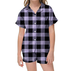 Ensemble de sommeil bio pour femme : short boutonné à manches courtes 100 % coton, teinture sans produits chimiques, vêtements de nuit durables et essentiels - Product Image 2