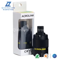 Acrolink FC-08 Cordon d'alimentation audio audiophile plaqué or traité par cryothérapie et prise d'entrée C7