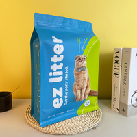 Sachet à fond plat imprimé en aluminium, sac de conservation alimentaire en PET, sachet à soufflet, sacs en plastique à fermeture éclair, sachet à café, emballage souple
