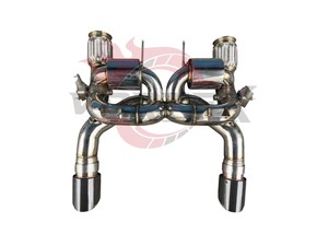 Vortex High Performance Stainless Exhaust for McLaren 720S Twin Turbo V8 Valve Controlled Piping <b>Kit</b> - Product Image 3