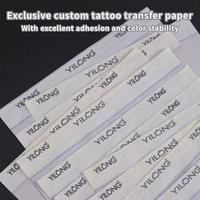 Fournisseur de papier de transfert pour tatouage par sublimation de haute qualité avec logo personnalisé, 100 pièces, en provenance de Chine