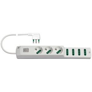Power Strip 3x Schuko 4x <b>USB</b> <b>C</b> 17.5cm With <b>Switch</b> For Home Office Use - Product Image 1
