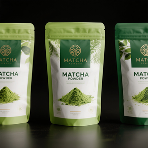 कस्टम मुद्रित भूरे रंग के क्राफ्ट पेपर बैग जिपर भोजन सुरक्षित पुनर्जयोग्य स्टैंड अप पाउच - Product Image 1