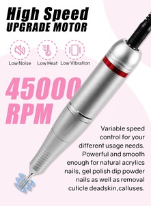 Nueva máquina perforadora <span class=keywords><strong>de</strong></span> <span class=keywords><strong>uñas</strong></span> <span class=keywords><strong>de</strong></span> 45000RPM, <span class=keywords><strong>torno</strong></span> profesional <span class=keywords><strong>de</strong></span> <span class=keywords><strong>uñas</strong></span> con pantalla LCD grande, pulidora eléctrica para manicura, lijadora <span class=keywords><strong>de</strong></span> <span class=keywords><strong>uñas</strong></span> artística - Product Image 4