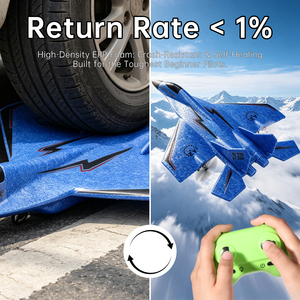 Aeroplano Telecomandato <span class=keywords><strong>RC</strong></span> in Schiuma EPP Antiurto RTF Durevole per Bambini - Product Image 2