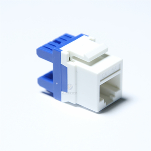 กล่องเชื่อมต่อ<span class=keywords><strong>สาย</strong></span>โทรศัพท์แบบไม่มีฉนวน <span class=keywords><strong>Cat5e</strong></span> ขนาด 10 กิกะบิต UTP แบบโมดูลาร์ พร้อมช่องเสียบด้านบน RJ11 - Product Image 1
