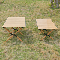 Mesa Plegable Portátil para Camping, de Acero Inoxidable, para Picnic y Barbacoa al Aire Libre, en Oferta