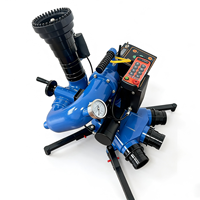 Monitor Air Pemadam Kebakaran Jarak Jauh 85m dengan Kontrol Remote 80L/S Desain Modular 3-Inlet Fleksibel untuk Penyelamatan Kebakaran Industri